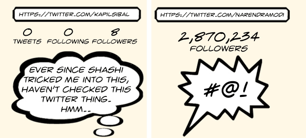 Comic: Kapil Sibal joins Twitter