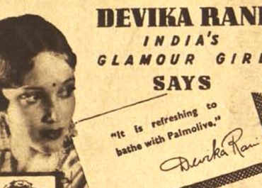 Devika Rani in Palmolive Soap ad from 1938