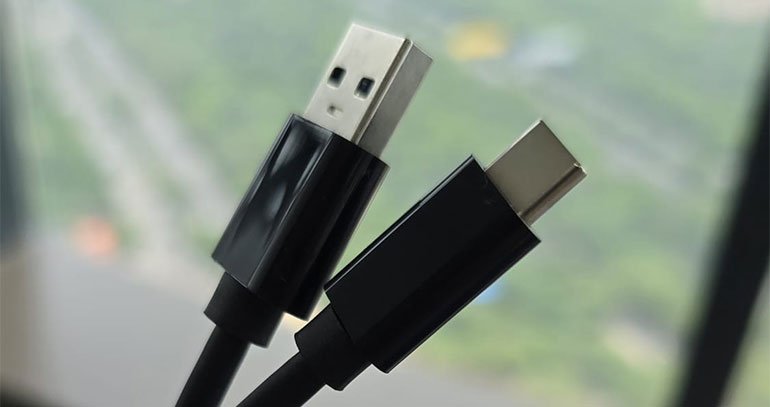 10Gbps 30 cm USB Type A to Type C cable for Android Auto