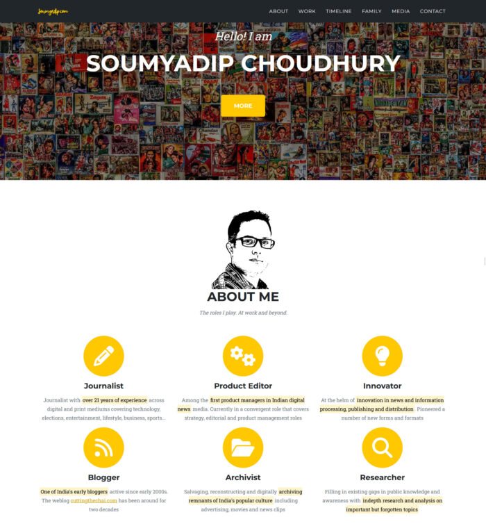 Screenshot of soumyadip.com on September 11, 2024